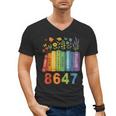 Equal Rights Book Flower Resist 86 47 Feminist Women Rights Men's V-Neck T-Shirt Equal Rights Book Flower Resist 86 47 Feminist Women Rights Men's V-Neck T-Shirt
