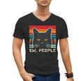 Ew People Cat Saying Introvert Women Men Kids Men's V-Neck T-Shirt Ew People Cat Saying Introvert Women Men Kids Men's V-Neck T-Shirt