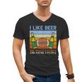 I Like Fantasy Football 3 People Draft Party Dad Men Men's V-Neck T-Shirt I Like Fantasy Football 3 People Draft Party Dad Men Men's V-Neck T-Shirt