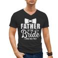 Father Of The Bride Father Dad Bride Wedding Stag Night Men's V-Neck T-Shirt