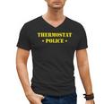Father For Men Thermostat Police Dad Men's V-Neck T-Shirt