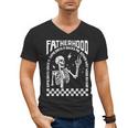 Fatherhood Dad Tour Some Days I Rock It Happy Father's Day Men's V-Neck T-Shirt Fatherhood Dad Tour Some Days I Rock It Happy Father's Day Men's V-Neck T-Shirt