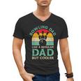 Fathers Day Bowling Dad For Bowling Player Dad Men's V-Neck T-Shirt