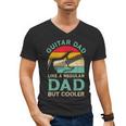 Fathers Day Guitar Dad For Guitarist Music Lover Dad Men's V-Neck T-Shirt