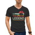 Father's Day The Man The Myth The Bowling Legend Bowler Dad Men's V-Neck T-Shirt