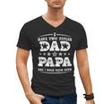 Fathers Day I Have Two Titles Dad And Papa Men's V-Neck T-Shirt