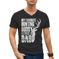 My Favorite Hunting Buddy Calls Me Dad Deer Animal Hunter Men's V-Neck T-Shirt
