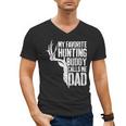 My Favorite Hunting Buddy Calls Me Dad Shirt Men Deer Hunter Men's V-Neck T-Shirt