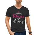 My Favorite Princess Calls Me Daddy Daughter Fathers Day Men Men's V-Neck T-Shirt
