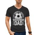 My Favorite Soccer Player Calls Me Dad Father's Day Daddy Men's V-Neck T-Shirt