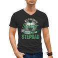 My Favorite Soccer Player Calls Me Stepdad Father's Day Men Men's V-Neck T-Shirt My Favorite Soccer Player Calls Me Stepdad Father's Day Men Men's V-Neck T-Shirt