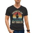 Firefighter Dad Like Regular Dad But Cooler Father's Day Men's V-Neck T-Shirt