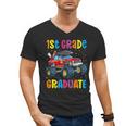 First Grade Graduation Monster Truck 1st Grade Graduate Men's V-Neck T-Shirt