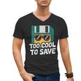 Floppy Disk Retro Tech Nostalgia Old School Computing Humor Men's V-Neck T-Shirt Floppy Disk Retro Tech Nostalgia Old School Computing Humor Men's V-Neck T-Shirt