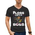 Floss Like A Boss Shirt Class Of 2019 Graduation Kids Men's V-Neck T-Shirt