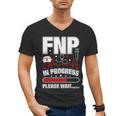 FNP In Progress Graduation Family Nurse Practitioner Men's V-Neck T-Shirt
