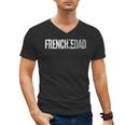Frenchie Dad French Bulldog Father Dog Dad Men's V-Neck T-Shirt
