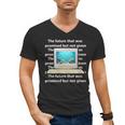 Frutiger Aero Aesthetic Tech The Future That Was Promised Men's V-Neck T-Shirt