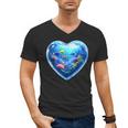 Frutiger Aero Y2K Heart Men's V-Neck T-Shirt