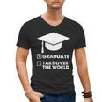 Funny Graduate Joke Mens Womens Graduation Gifts Men's V-Neck T-Shirt