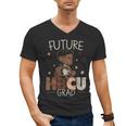Future HBCU Grad Graduate Afro Boy College Graduation Men's V-Neck T-Shirt