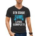 Gamer Graduation 5th Grade Level Complete Video Games Boys Men's V-Neck T-Shirt