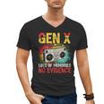 Gen X Lots Of Memories No Evidence Retro Nostalgia Humor Men's V-Neck T-Shirt