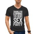 Gender Reveal Mum Dad Party Men's V-Neck T-Shirt