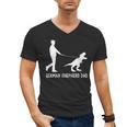 German Shepherd Dad Dinosaur GSD Owners Father's Day Men's V-Neck T-Shirt German Shepherd Dad Dinosaur GSD Owners Father's Day Men's V-Neck T-Shirt