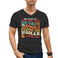 The Girl With The Books Became The Woman Writing Them Men's V-Neck T-Shirt