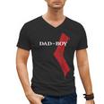 God Of Boy Dad Video Game Tshirt Father's Day Edition Men's V-Neck T-Shirt