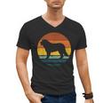Golden Mountain Vintage Retro Mum Dad Dog Men Women Kids Men's V-Neck T-Shirt