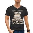 All The Good Men Are In My Books Romance Novel Men's V-Neck T-Shirt All The Good Men Are In My Books Romance Novel Men's V-Neck T-Shirt