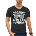 Goodbye Kindergarten Hello Summer Shirt Boy Girl Graduation Men's V-Neck T-Shirt