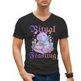 Goth Capybara Ramen Ritual Feasting Soft Introvert Art Men's V-Neck T-Shirt Goth Capybara Ramen Ritual Feasting Soft Introvert Art Men's V-Neck T-Shirt