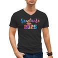 Graduate 2025 Tie Dye Graduation 2025 Class Of 2025 Senior Men's V-Neck T-Shirt