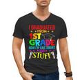 I Graduated From 1st Grade Graduation Matching Student Men's V-Neck T-Shirt