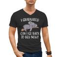 I Graduated Can I Go Back To Bed Now Koala Bear Graduation Men's V-Neck T-Shirt