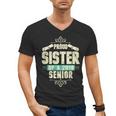 Graduation 2019 TShirt Proud Sister Of A Senior Men's V-Neck T-Shirt