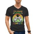 Graduation 5th Grade Level Complete Gamer Class 2021 Gaming Men's V-Neck T-Shirt