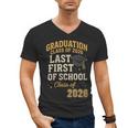 Graduation Class Of 2026 My Last First Day Of School Senior Men's V-Neck T-Shirt