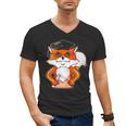 Graduation Fox School Bachelor Master Doctor Study Men's V-Neck T-Shirt