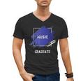 Graduation Graduated Music Degree University College Student Men's V-Neck T-Shirt