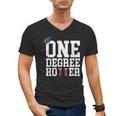 Graduation Shirts 2021 2022 One Degree Hotter Graduate Men's V-Neck T-Shirt