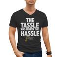 Graduation The Tassle Was Worth The Hassle T-Shirt Men's V-Neck T-Shirt