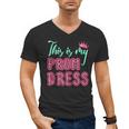 Graduation Tee This Is My Prom Dress 2021 Graduate Men's V-Neck T-Shirt