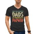 Only The Greatest Dads Get Promoted To Papaw Men's V-Neck T-Shirt
