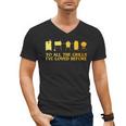 Grilling Art For Men Dad Barbecue Meat Smoking BBQ Men's V-Neck T-Shirt