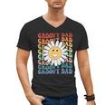 Groovy Dad Matching Outfit Fathers Day Family Retro Vintage Men's V-Neck T-Shirt