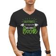 Happiness Is a Cup Of Tea And a Good Book Men's V-Neck T-Shirt Happiness Is a Cup Of Tea And a Good Book Men's V-Neck T-Shirt